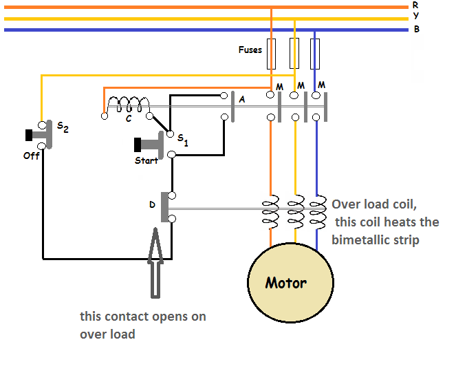 [DIAGRAM] Three Phase Wiring Diagram Motor Thermal Overload Relay