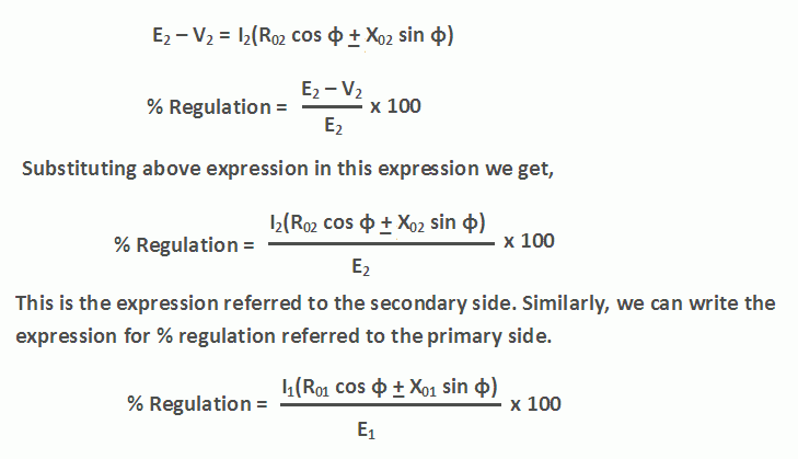 Voltage Regulation Of Transformer Your Electrical Guide